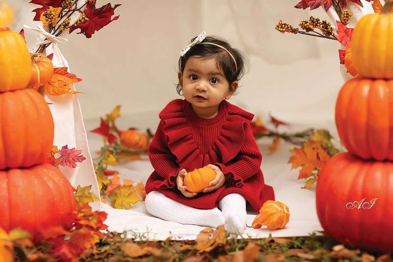 Children autumn photo session in Strasbourg