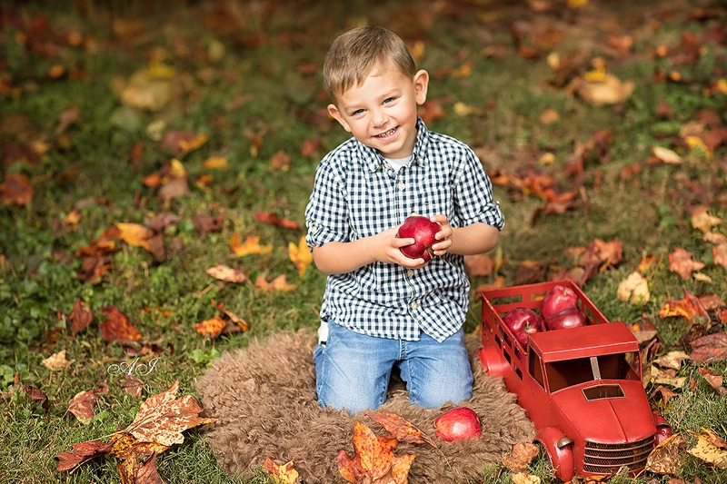 Children autumn photo session in Strasbourg