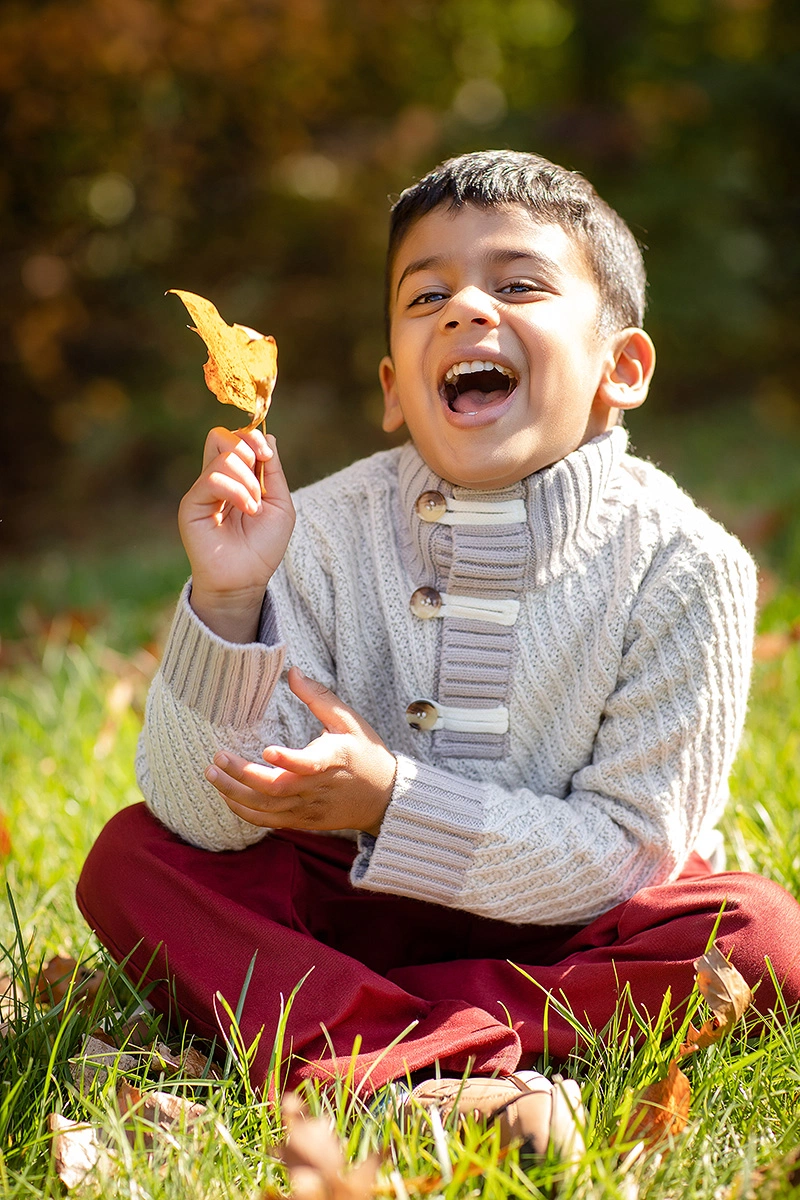 Children autumn photo session in Strasbourg