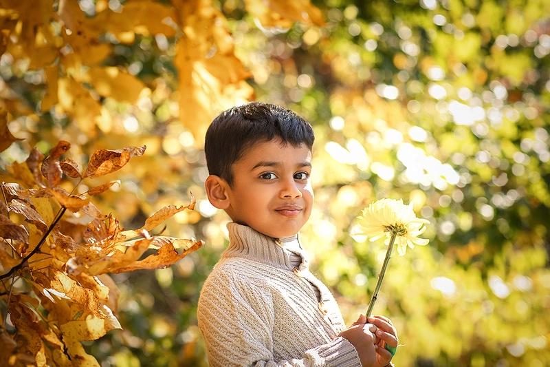 Children autumn photo session in Strasbourg