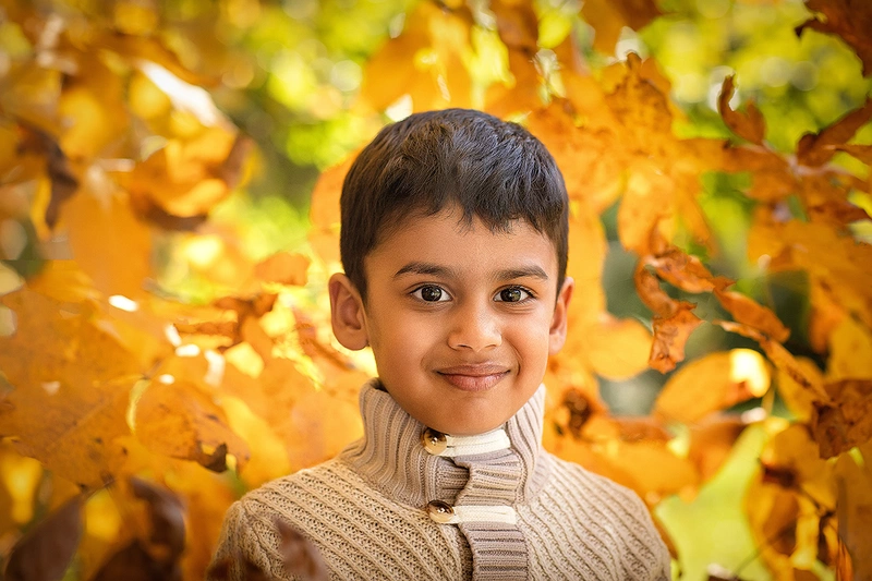 Children autumn photo session in Strasbourg