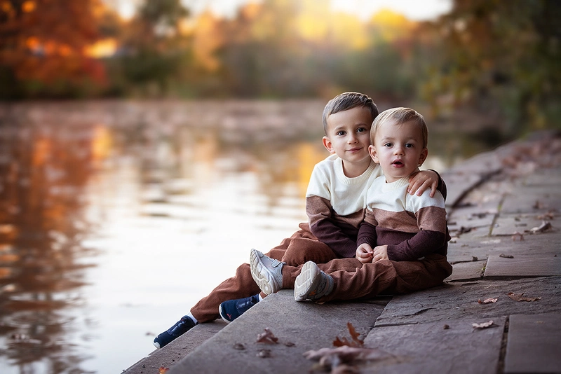 Children autumn photo session in Strasbourg