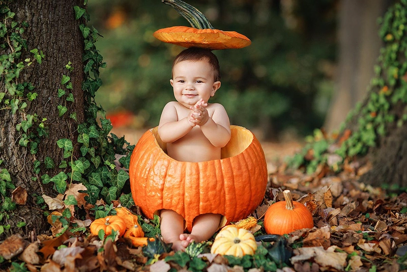 Children autumn photo session in Strasbourg