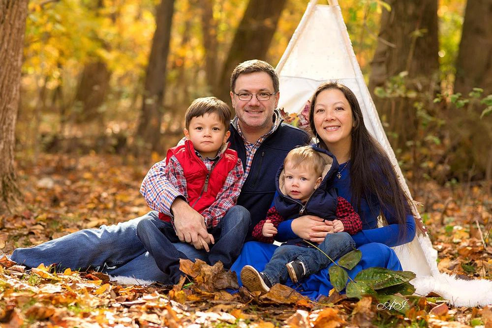 Family autumn photo session in Strasbourg