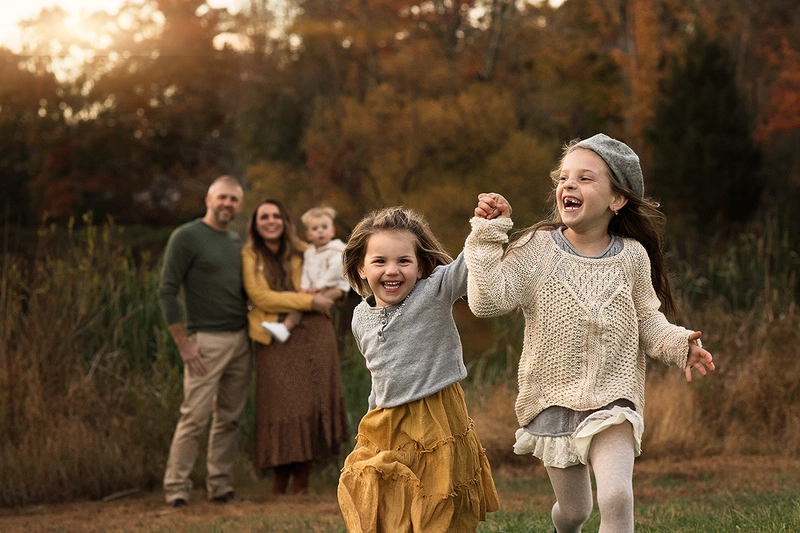 Family autumn photo session in Strasbourg