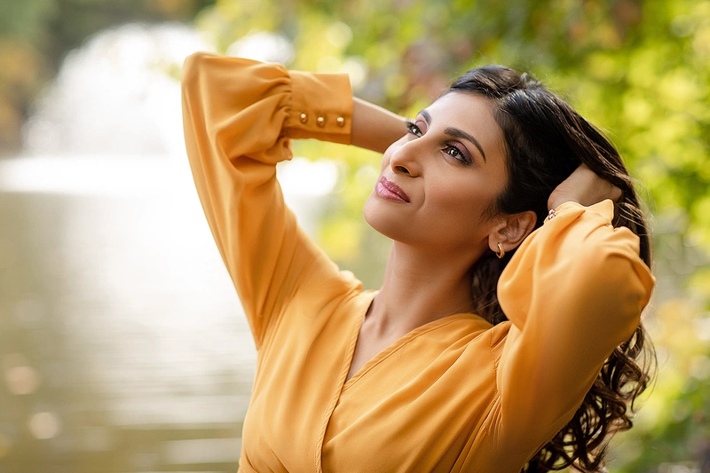 Individual autumn portrait session in Strasbourg