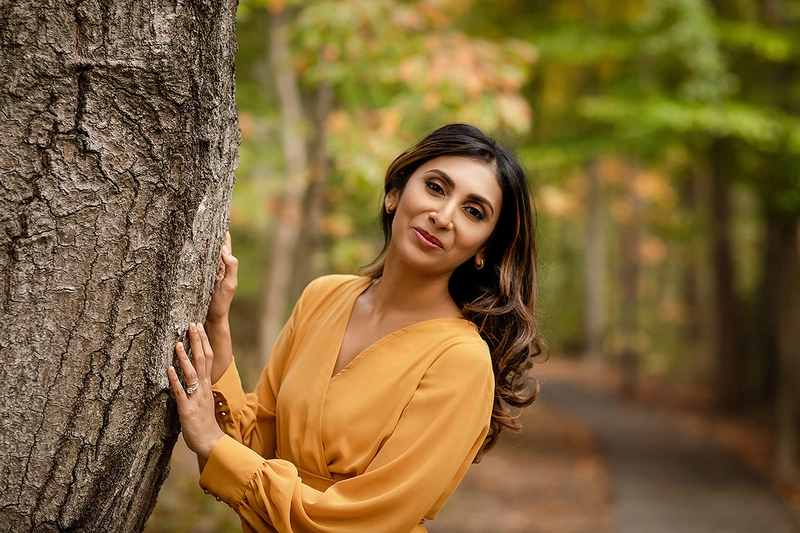 Individual autumn portrait session in Strasbourg